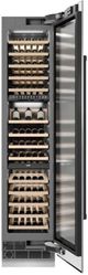 ZLINE Autograph Edition 18 in. 9 Cu. Ft. Triple Zone 68 Bottle Right Hinge Column Wine Cooler in Satin Stainless Steel with Matte Black Accents-3