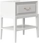 Bernards Renascence Pearl White End Table-0