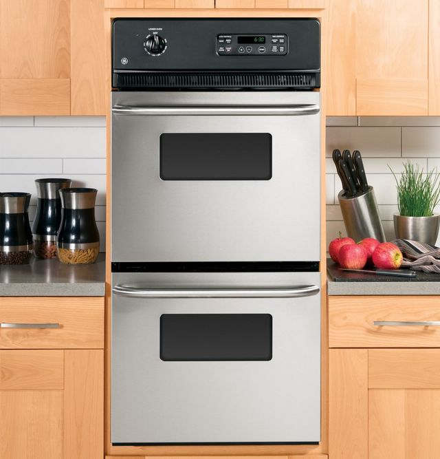GE® 24" Stainless Steel Electric Built In Double Oven-2