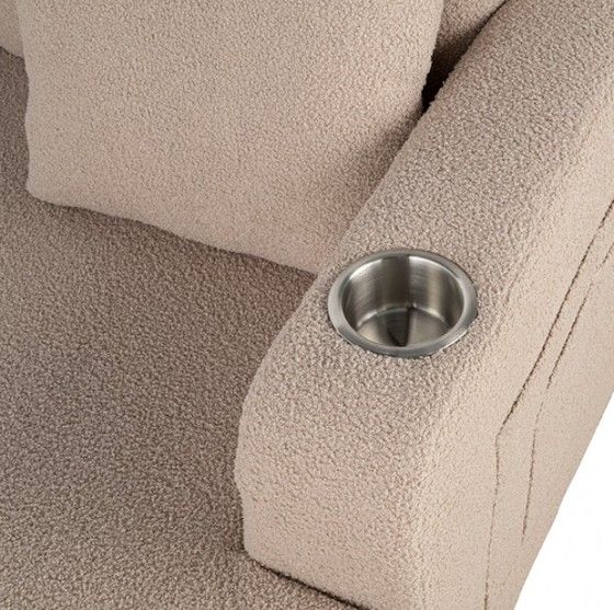 Furniture of America® Cinderford Beige Sofa-2