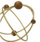A & B Home Obitz 3-Piece Gold Deco Ball Set-4