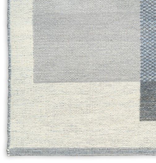 Nourison Home™ Copenhagen Ivory Blue 5'x7' Area Rug-3