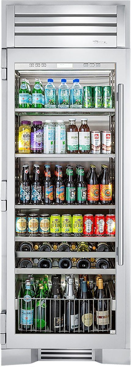 True® 30" 20.3 Cu. Ft. Stainless Steel Beverage Center-0