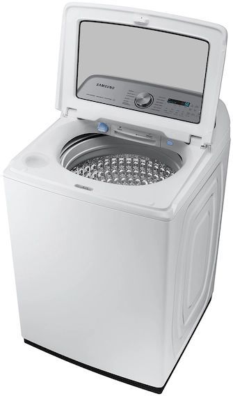 Samsung 5.4 Cu. Ft. White ActiveWave™ Agitator Top Load Washer-4