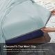 BEDGEAR® Ver-Tex Performance® 4-Piece Misty Blue Queen Sheet Set-2