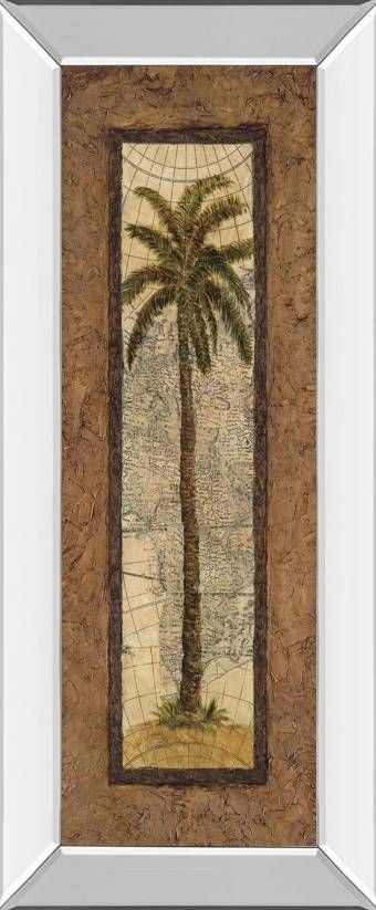 Classy Art Global View II by Charlene Olson Mirror Framed Wall Art-0