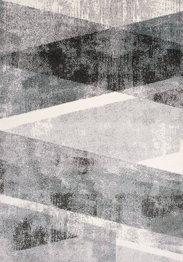 Kalora Interiors Soho Grey White Teal 2'0" x 3'7" Rug-0
