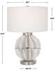 Uttermost® Repetition White Table Lamp-2