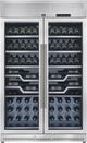 FORNO® Bacco Series Alta Qualita 48" 24 Cu. Ft. Stainless Steel Dual Zone Wine Cooler with -1
