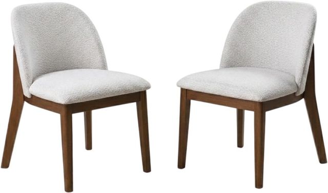 New Classic® Home Furnishings Reeves 5-Piece Brown Cherry/Light Gray Dining Table Set-3
