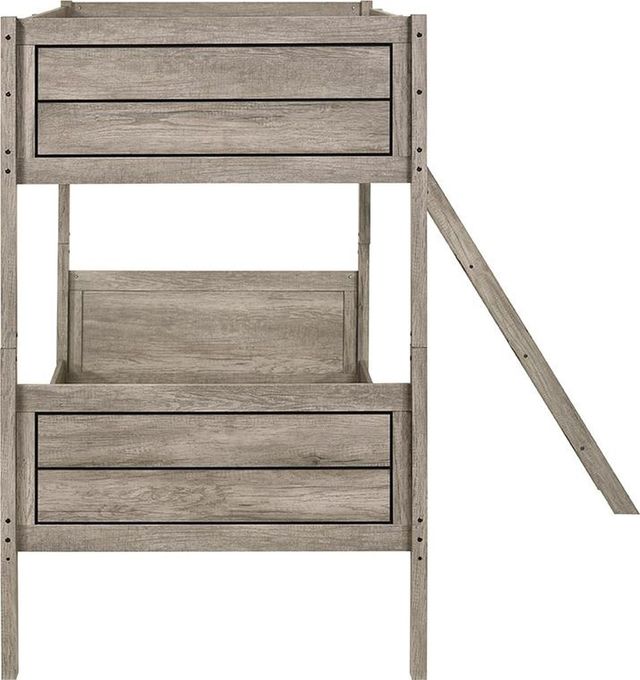 Coaster® Ryder Weathered Taupe Twin/Twin Bunk Bed-3