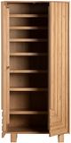 Crestview Collection Dylan Natural Shoe Cabinet-2