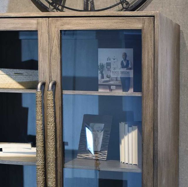 YHD Exposure II Ash Gray 2-Door Cabinet-1
