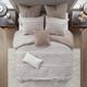 Olliix by INK+IVY Daria Ivory Cotton Oblong Pillow-5