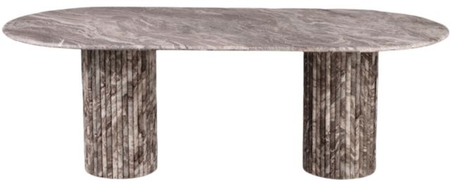 Meridian Furniture Messina Brown Marble Dining Table-1