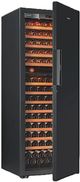 EuroCave Pure Series 27'' Black Piano Built-In or Freestanding Wine Cooler with 170 Bottle Capacity-0