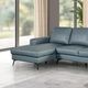 Furniture of America® Stordal Blue Sectional with Left Chaise-2