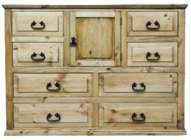 Million Dollar Rustic Econo Brown Mansion Dresser-0