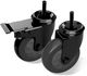 Big Green Egg® 4" Black Locking Caster Kit-0