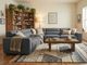 iPowr Cabretta Charcoal 5pc Sectional with Immersive Audio PLUS Matching Chair-1