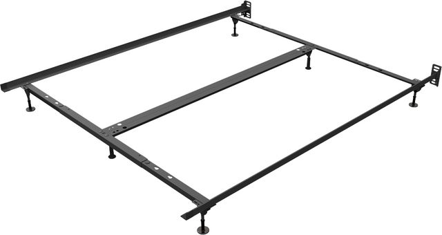 Rize Home Deluxe Queen/King/California King Bed Frame with Spin Glides and 6 Legs