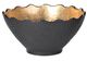 A & B Home Black/Gold Metro Gilded Bowl-0