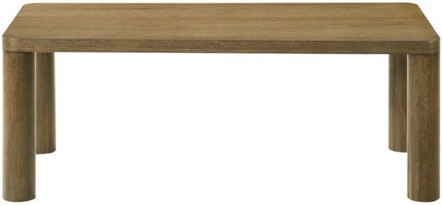 Coaster® Castlewood Brown Oak Coffee Table-1
