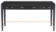 Currey & Company Verona Black Lacquered Linen Large Desk-0