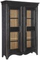 Legacy Classic Vintage Market Barnwood Oak/Kettle Black Display Cabinet-0