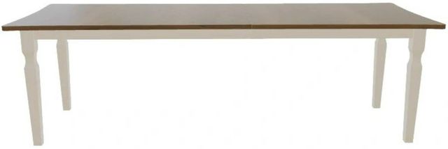 Mavin Customizable 84" Concave Extendable Dining Table with 12" Leaf-1
