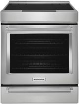 KitchenAid® 30" Stainless Steel Slide In Induction Range