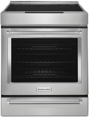 KitchenAid 30" Stainless Steel Slide In Induction Range