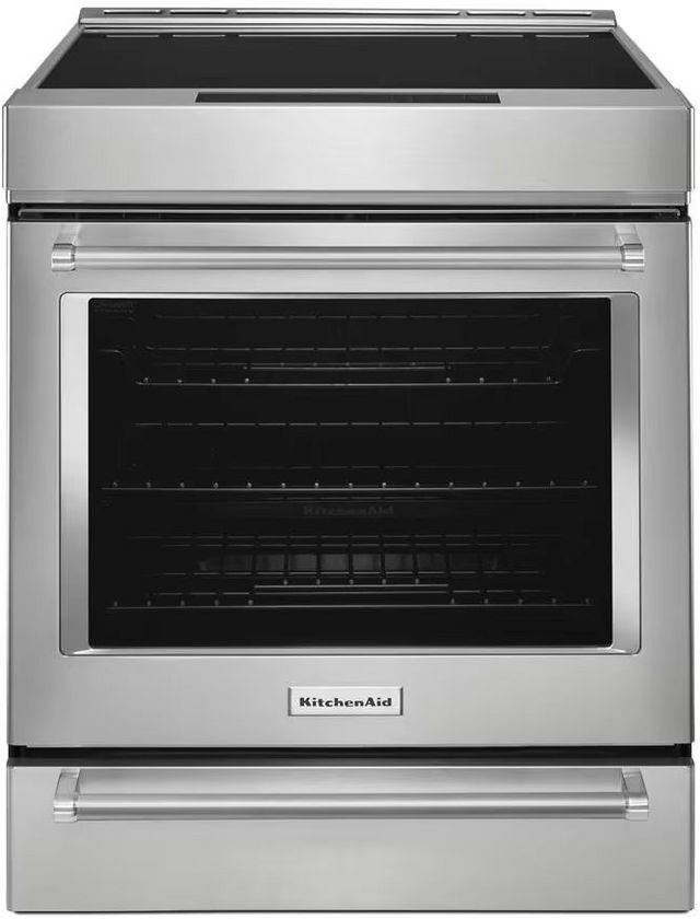 KitchenAid® 30" Stainless Steel Slide In Induction Range-0