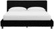 Signature Design by Ashley® Birmonton Black California King Upholstered Panel Bed-1