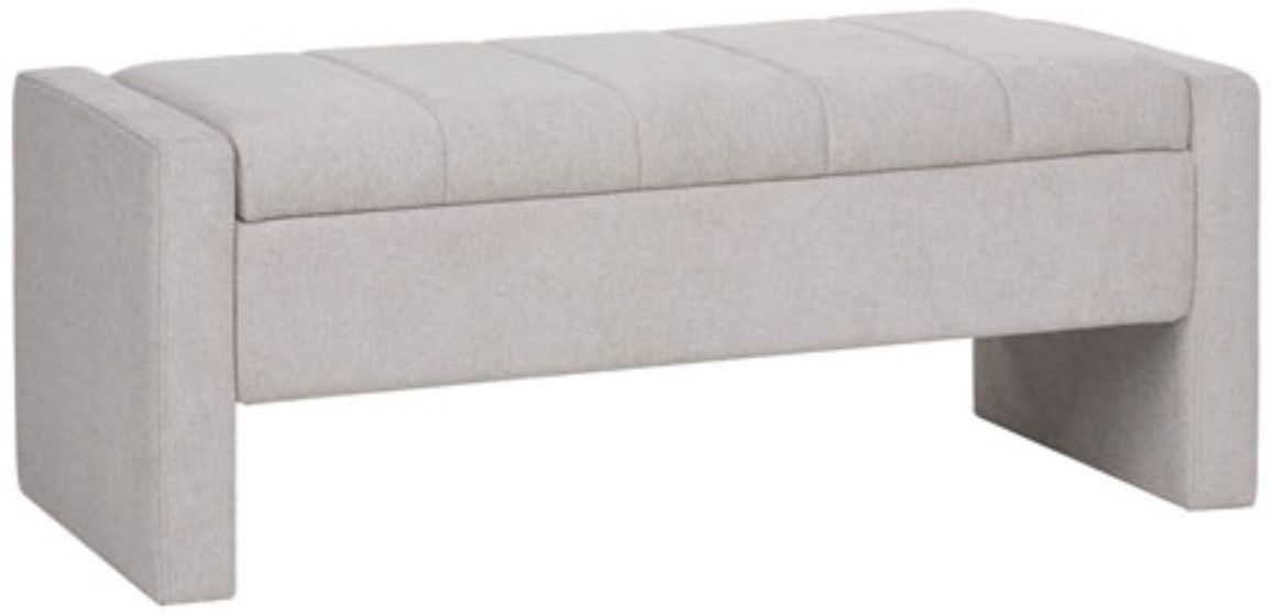 Signature Design by Ashley® Akselman Gray Storage Bench