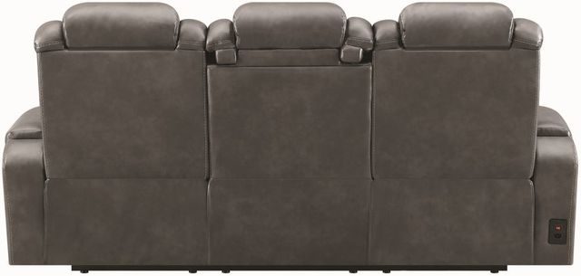 Coaster® Korbach Charcoal Power Headrest Reclining Sofa-1