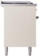Ilve® Nostalgie II Series 60" Antique White Pro Style Dual Fuel Range-3