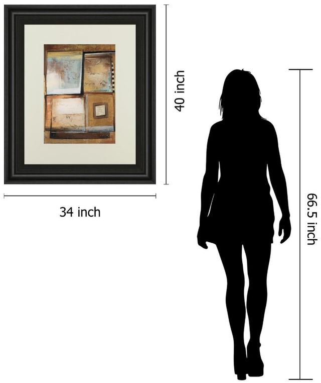 Classy Living Patricia Pinto Abstract Il 34"H Wall Art-2
