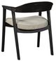 Nest Home Collections Vanessa Matte Black/Anew Gray Arm Chair-2