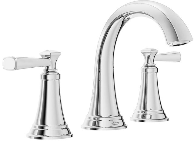 American Standard Glenmere Polished Chrome 8" Widespread 2-Handle Bathroom Faucet with Lever Handles-0