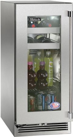 Perlick® Signature Series 2.8 Cu. Ft. Stainless Steel Frame Outdoor Beverage Center
