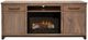 International Furniture Direct Natural Parota Brown 2-Drawer TV Stand-2
