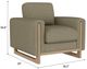Emerald Home Sutton Place Olive Green Chair-2