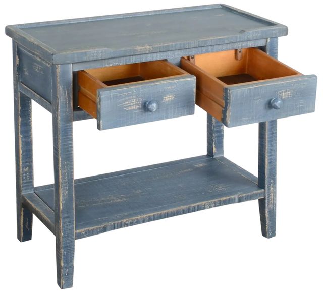 Sunny Designs™ Ocean Blue 2-Drawer Side Table-3