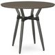 Amisco Customizable Link Solid Ash 36" Round Counter Height Table-0