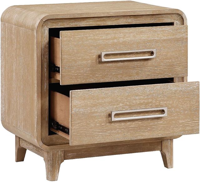 Mazin Furniture Wilshire Natural Oak Night Stand-1