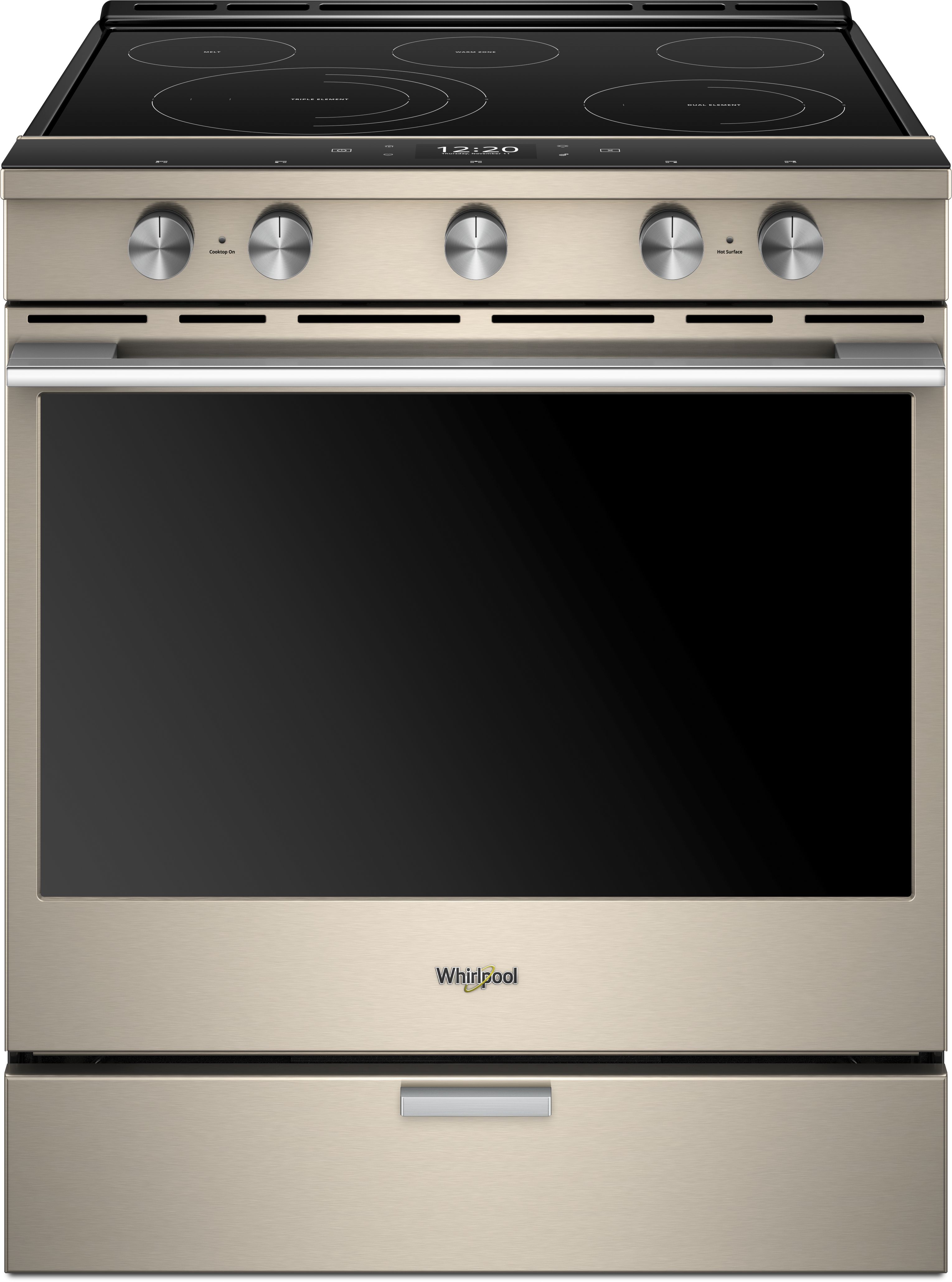 Whirlpool® 30&quot; Slide In Electric Range-Sunset Bronze | M &amp; H Appliance