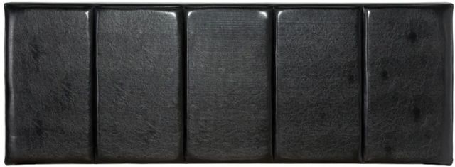 Bernards Harper Black Upholstered Twin Panel Bed-2