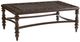 Tommy Bahama® Outdoor Royal Kahala Black Sands Deep Umber Rectangular Cocktail Table-0