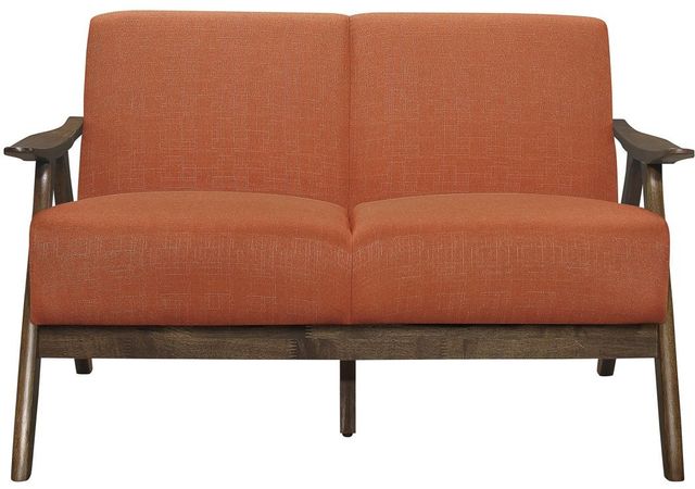 Mazin Furniture Damala Orange Loveseat-0